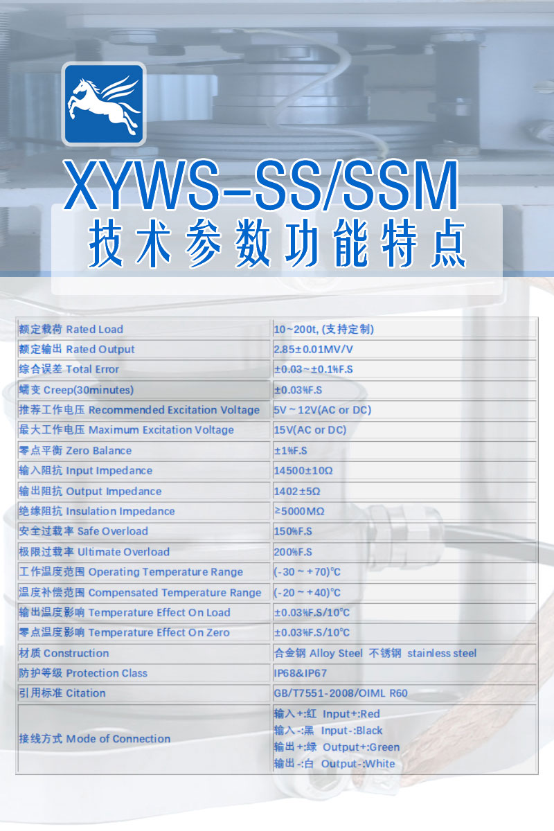 XYWS-SS 技術(shù)參數(shù)